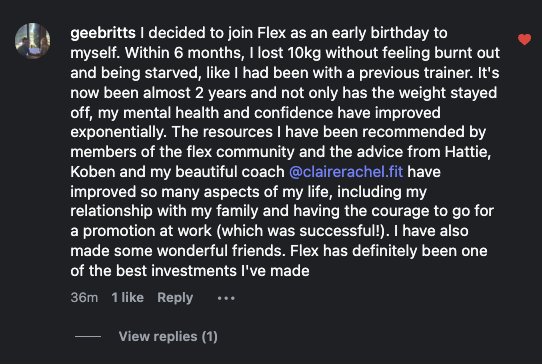 Comment from geebritts